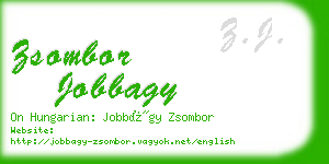 zsombor jobbagy business card